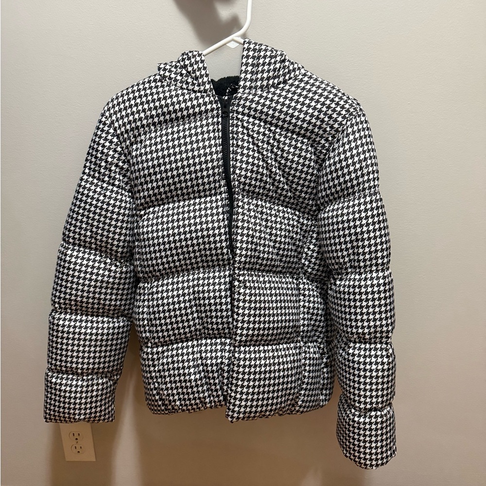 Forever 21 Monochrome Houndstooth Jacket